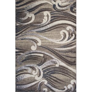 Timeless Natural Scrolls Area Rug