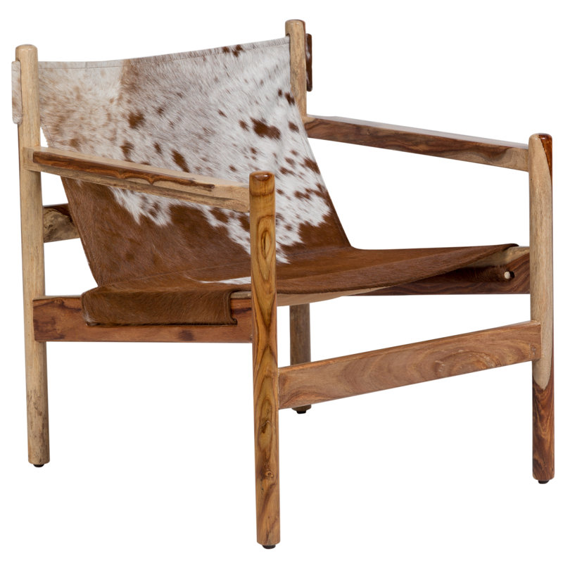 Cowhide modern chair Curtis Cowhide Arm Chair
