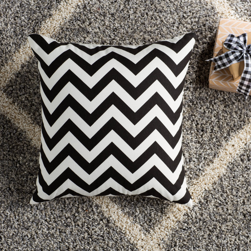 Wrought Studio Mccullough Chevron Throw Pillow Reviews Wayfair