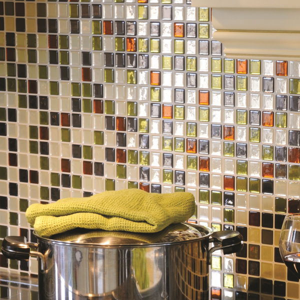Smart Tiles Carrelage mosaïque en vinyle 10 po x 10 po ...