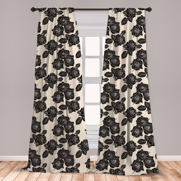 Vintage Rose Curtains Wayfair
