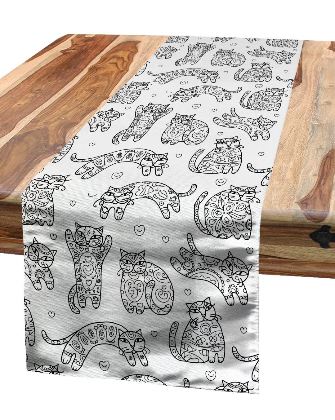 East Urban Home Cats Table Runner Wayfair