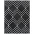 Ebern Designs Geometric Black/Ivory Area Rug | Wayfair