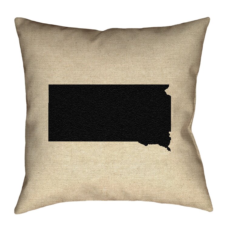 Pillow Cover Only ArtVerse Katelyn Smith California Canvas 16 x 16 Pillow-Cotton Twill Double Sided Print with Concealed Zipper 