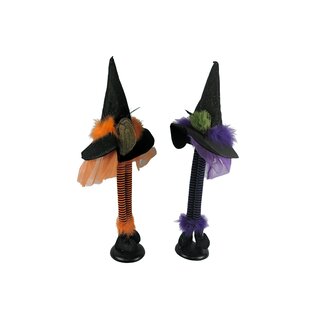 ORG Hat RAZ Imports Halloween Decor 23" Hanging Witch Hat with Legs