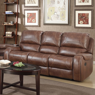 Stampley Reclining Sofa by Millwood Pines Spacial Price