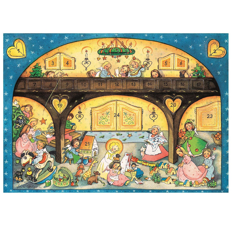 The Holiday Aisle Raci Angels And Children Advent Calendar Wayfair