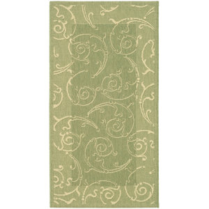 Octavius Indoor/Outdoor Maribelle Olive Area Rug