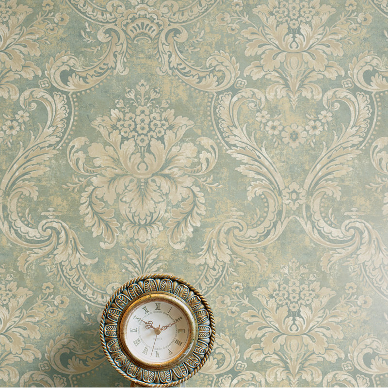 Ophelia Co Ganley Antique Damask 27 L X 27 W Wallpaper Roll
