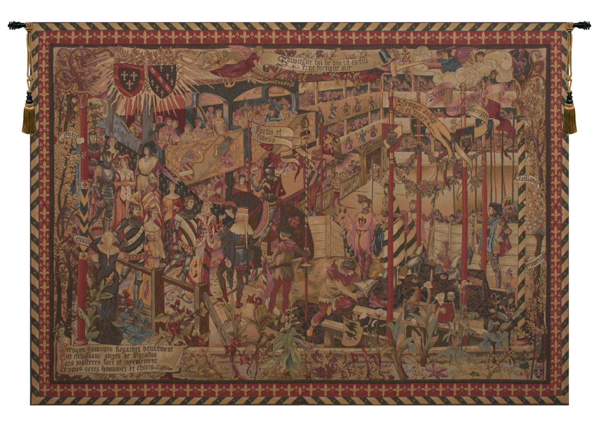 Магазин гобеленов. Французский гобелен Tapestry Tapisserie. Рыцарский турнир гобелен. Рыцарский гобелен. Гобелены в рыцарском стиле.