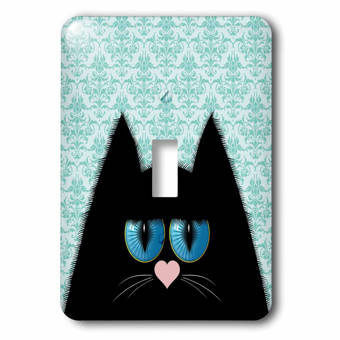 3drose Painted Cat 1 Gang Toggle Light Switch Wall Plate Wayfair
