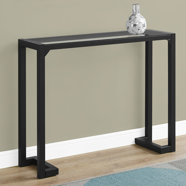 Hall Console monarch specialties inc. tempered glass hall console table Hall Console monarch specialties inc. tempered glass hall console table