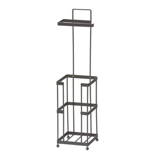 Toilet Paper Storage Container Wayfair Freestanding Toilet Paper Holder With Storage