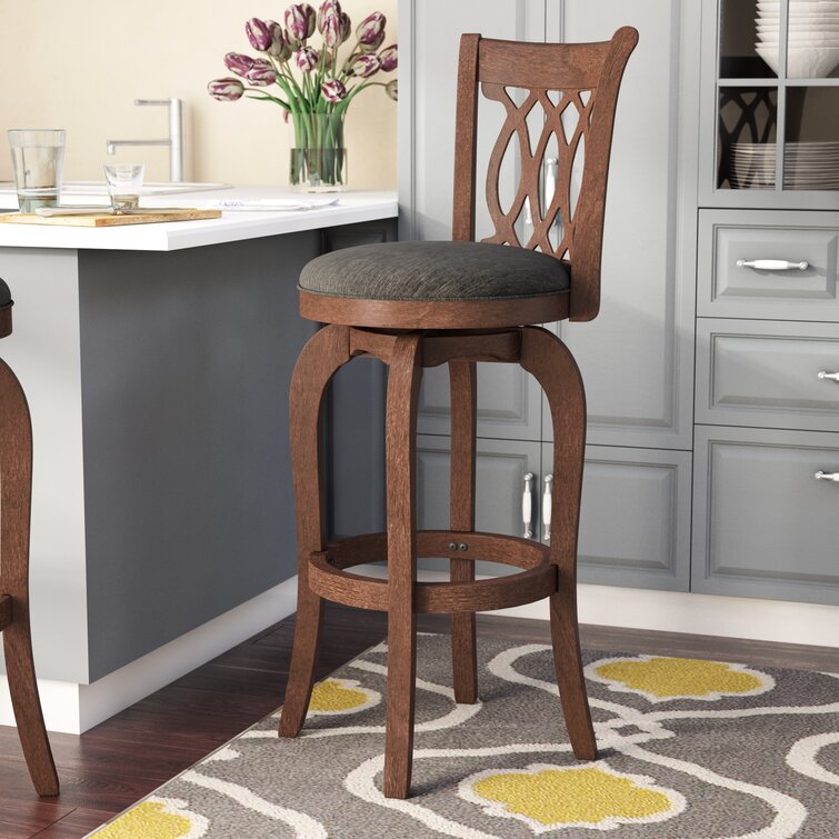 Andover Mills™ Leda Swivel Bar & Counter Stool & Reviews | Wayfair