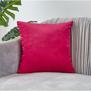 bright pink throw pillows