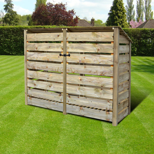 3 Ft. x 3 Ft. Wood Log Store WFX Utility Finish: Light Green