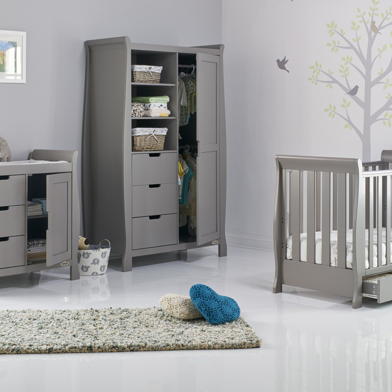 grey nursery wardrobe