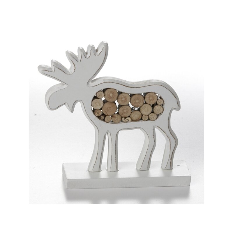 Laurel Foundry Modern Farmhouse Declan Wooden Moose Decoration