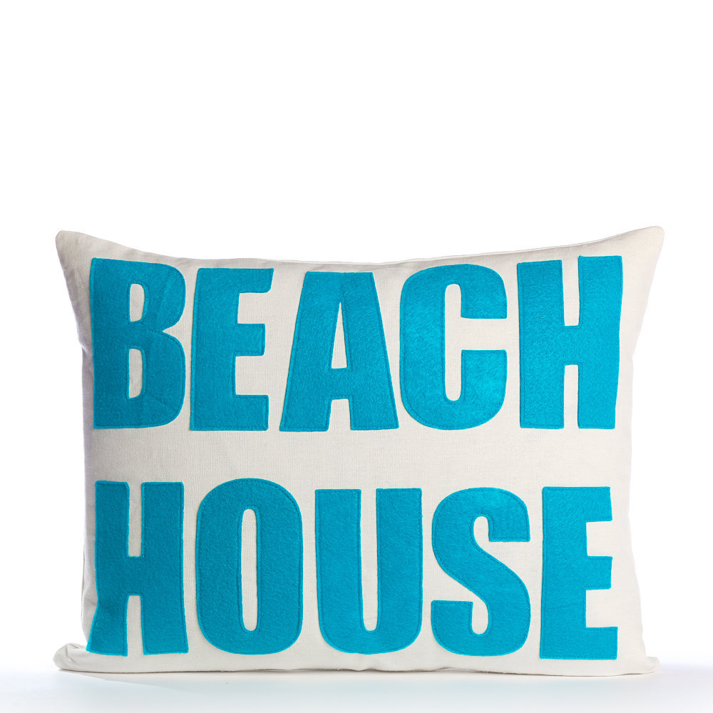 Alexandra Ferguson Space Defined Beach House Throw Pillow