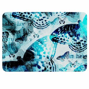 Blue Beauty by Li Zamperini Memory Foam Bath Mat