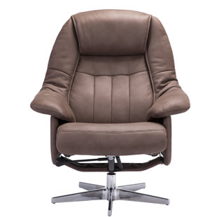 Betty Manual Swivel Recliner With Ottoman by Darby Home Co No Copoun