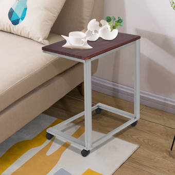 17 Stories Summerfield Wheel End Table Wayfair