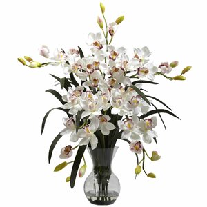 Large Cymbidium with Vase Arrangement