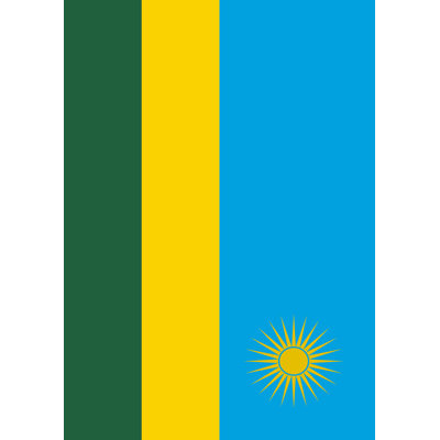 Rwanda Garden flag Toland Home Garden