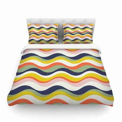 Rainbow Stripes Stripe By Gukuuki Featherweight Duvet Cover East