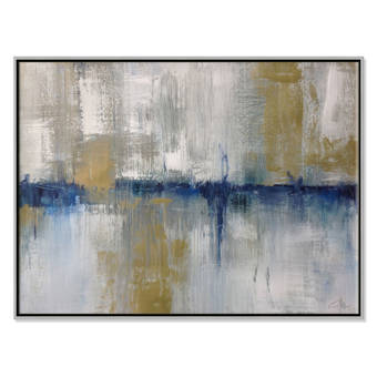 Casafinearts Horizon In The Mist Floater Frame Painting On