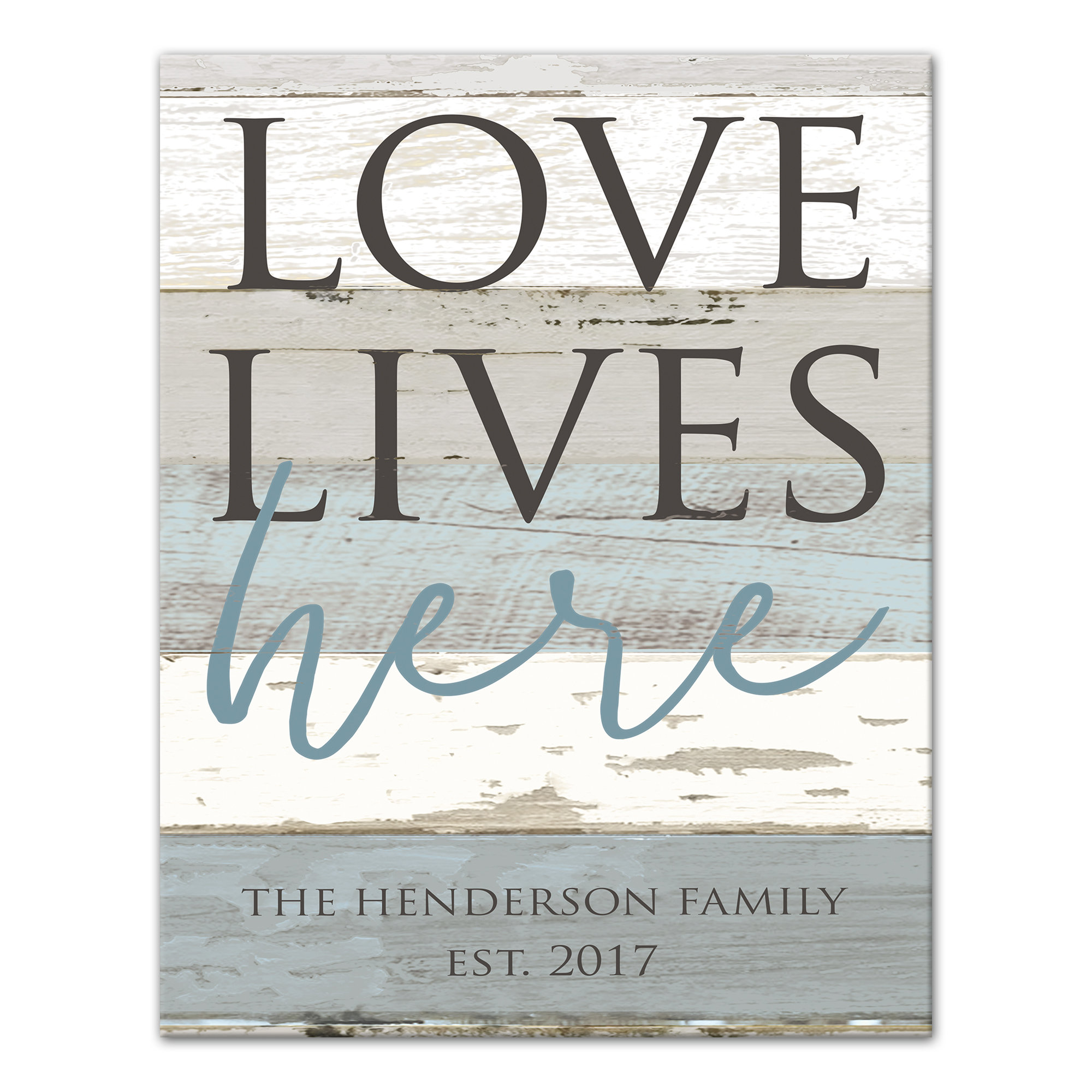 NEW!~Black Wood Word Art Sign~/"LOVE LIVES HERE/"~Stand~Home Decor~Picture//Plaque