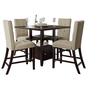 Leiters 5 Piece Counter Height Dining Set by Thr..