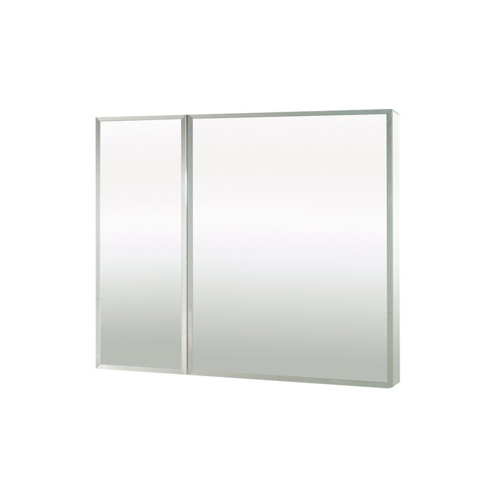 Maax Inc Element Surface Mount Frameless Medicine Cabinet With 3