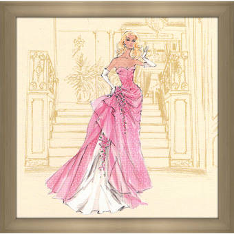 Trademark Art Wild Rose By Sheila Golden Framed Painting Print Wayfair