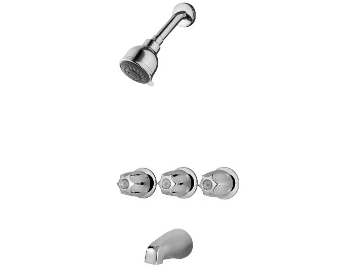 Pfister Handle Tub And Shower Dual Function Ceramic Disk Faucet