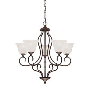 Cleveland 5-Light Shaded Chandelier