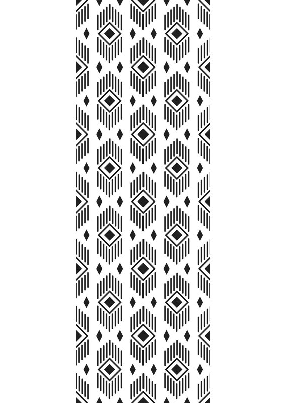 Wrought Studio Yearwood Removable Boho 4 17 L X 25 W Peel And