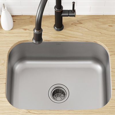 Kbu12 Kraus Stainless Steel 23 L X 18 W Undermount Kitchen Sink