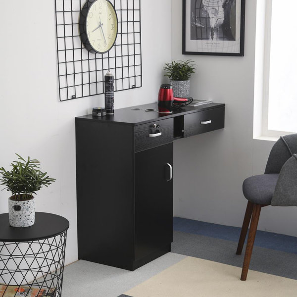 Latitude Run Dragon Beauty Salon Spa Equipment Set Wall Mount Hair Styling Barber Storage Cabinet
