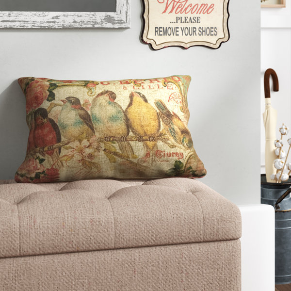 Lumbar Pillows With Birds Wayfair