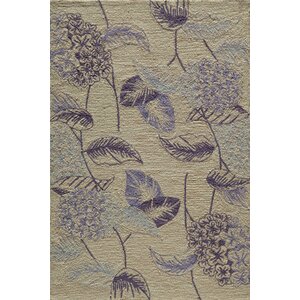 Carleon Hand-Hooked Lilac Area Rug