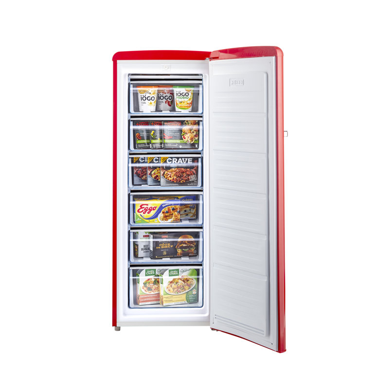 Summit Appliance 5 Cu Ft Upright Freezer In Stainless Steel Fs603ssvh The Home Depot