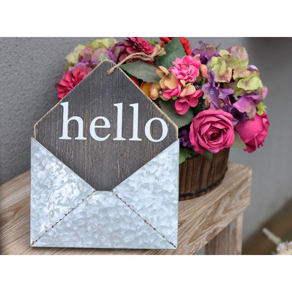 Metal Envelope Wall Decor Wayfair