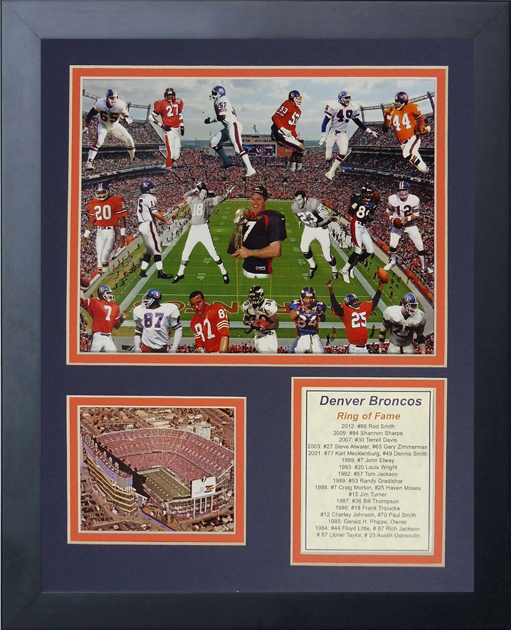 Broncos All Time Greats Limited Edition Frame