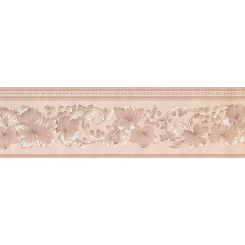 Fleur De Lis Living Bluhm Floral 15 L X 7 W Wallpaper Border