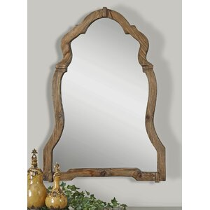 Walnut Wood Wall Mirror