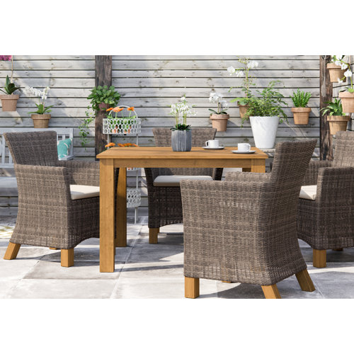 4-Sitzer Gartengarnitur HASTING von GARTEN LIVING Polyrattan/Akazie