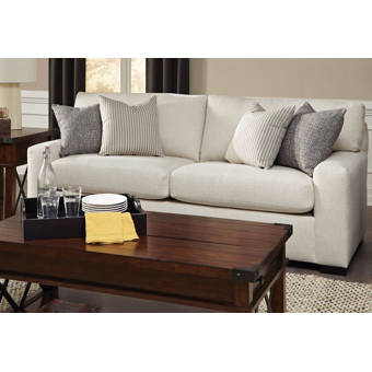 Mistana Gracie 92 Wide Flared Arm Sofa Bed Reviews Wayfair