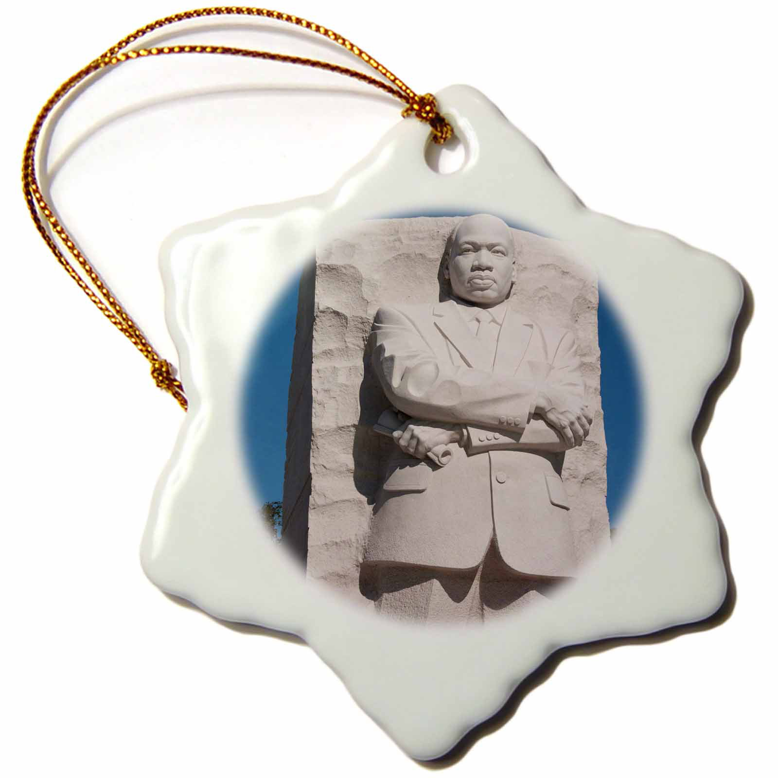 The Holiday Aisle Martin Luther King Jr Memorial Washington Dc Usa Snowflake Holiday Shaped Ornament Wayfair