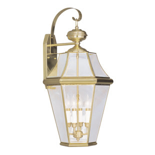 Best Violetta 4-Light Outdoor Wall Lantern By Darby Home Co Outdoor Lighting Violetta 4-Light Outdoor Wall Lantern By Darby Home Co Outdoor Lighting